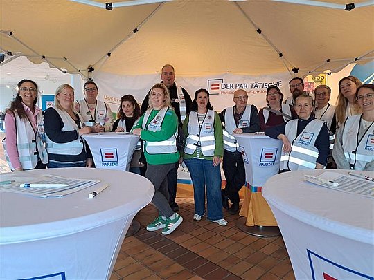ORGA- und Helferteam von Parität und PariSozial